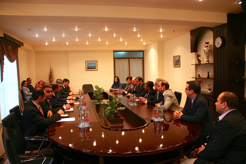 meeting with Mayor of Yerevan