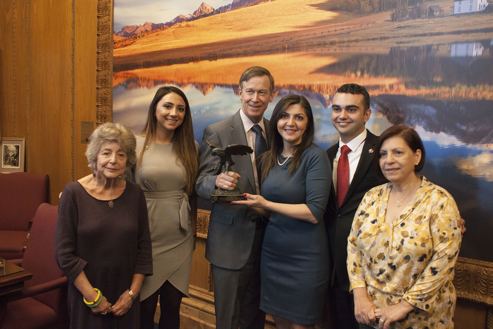 ANCA WR Presents Award to Governor Hickenlooper 2