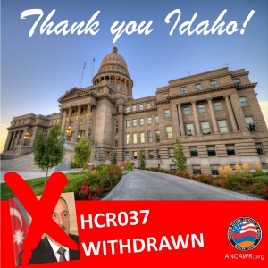 Thank You Idaho HCR037 Graphic